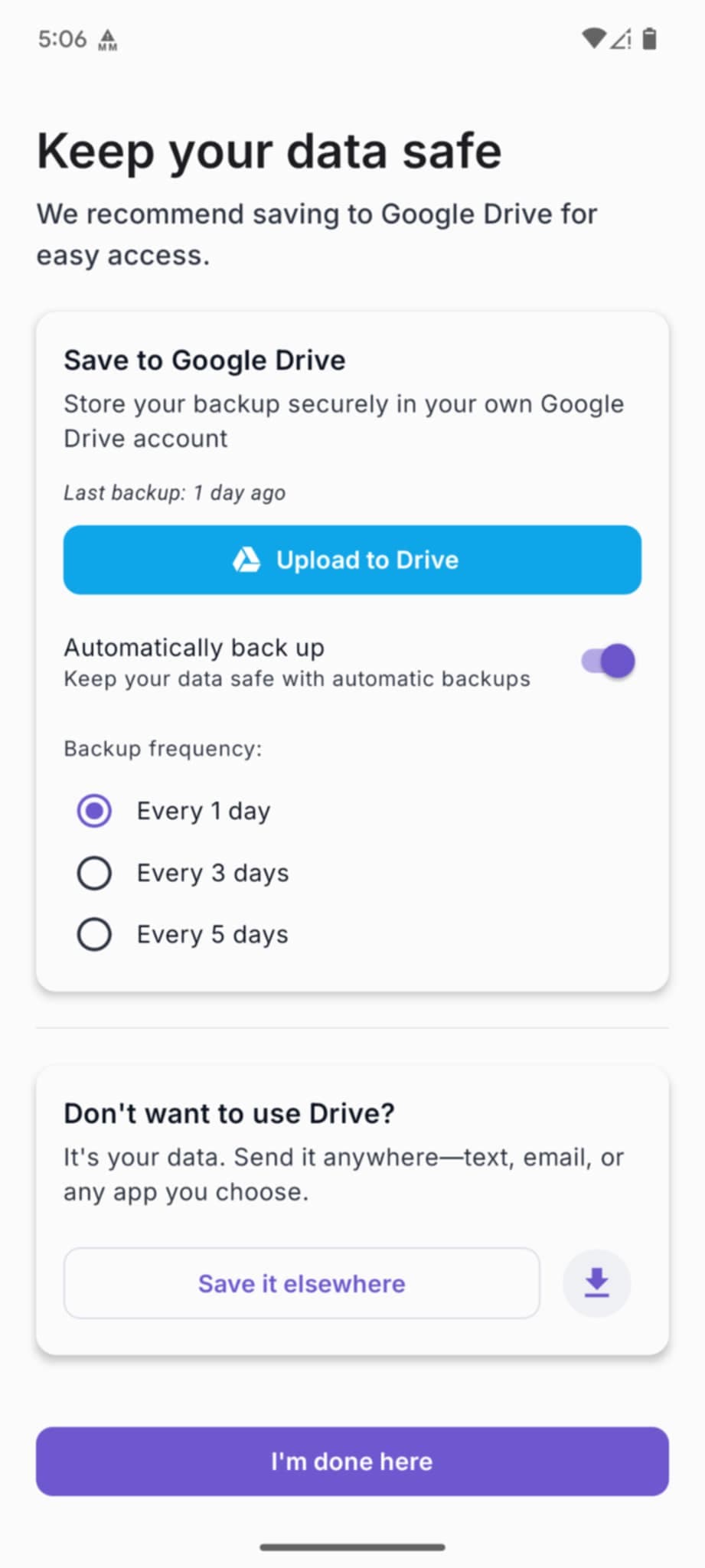 Quick photo sharing with contacts